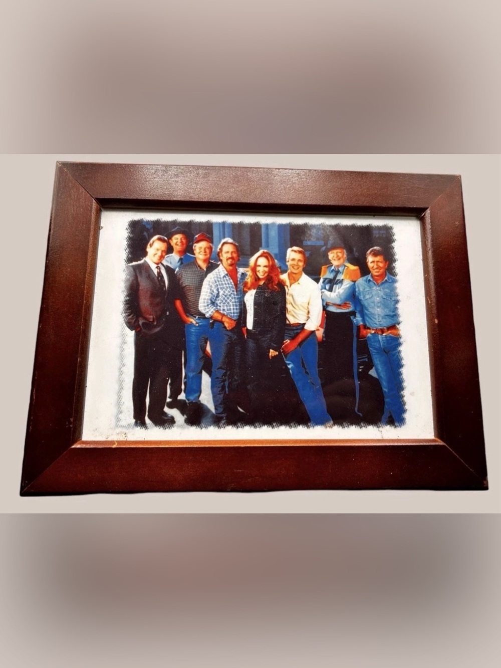 Dukes Of Hazzard Wooden Keepsake / Jewelry Box with Acrylic Photo Lid